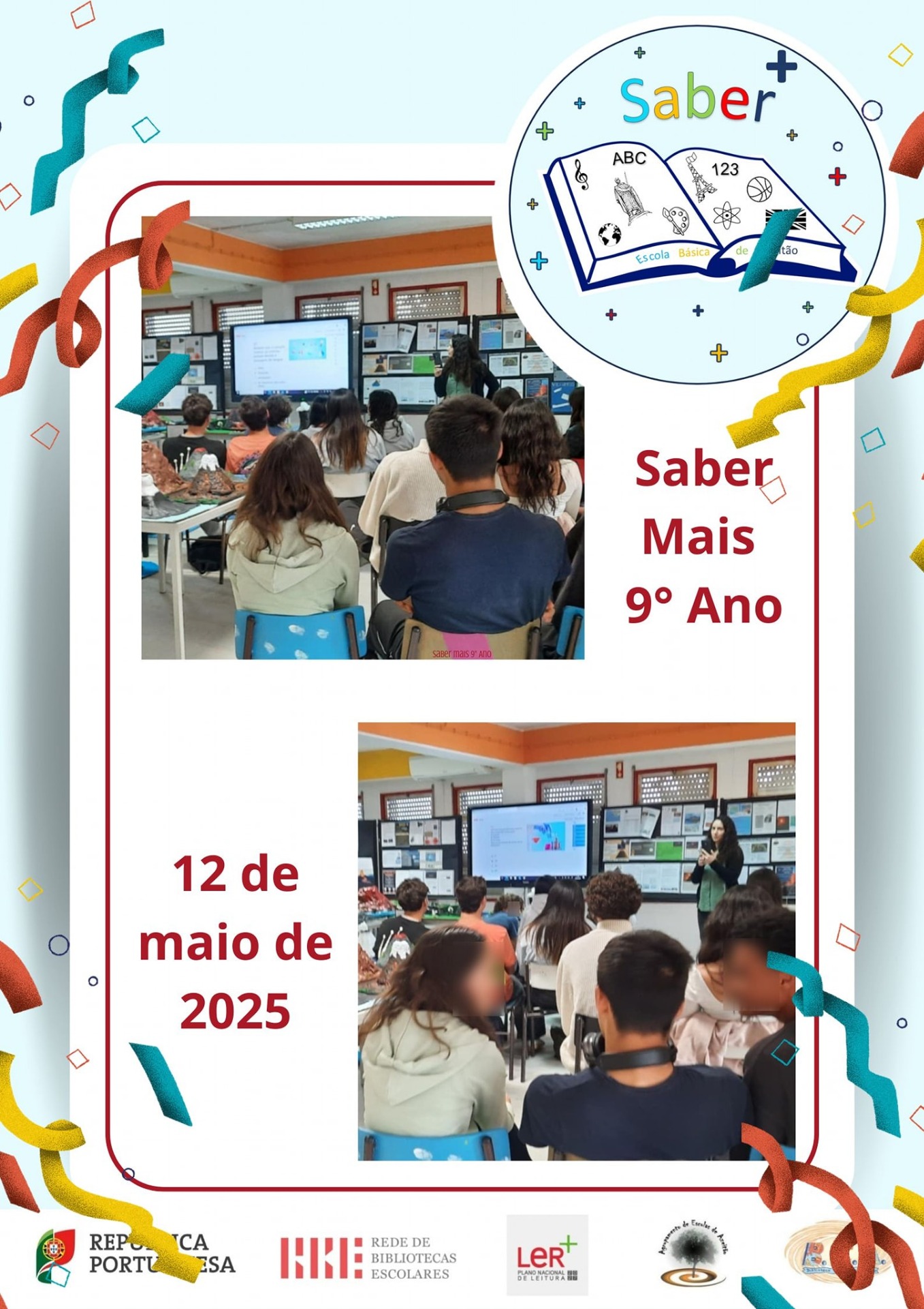 Alunos a participar em atividade