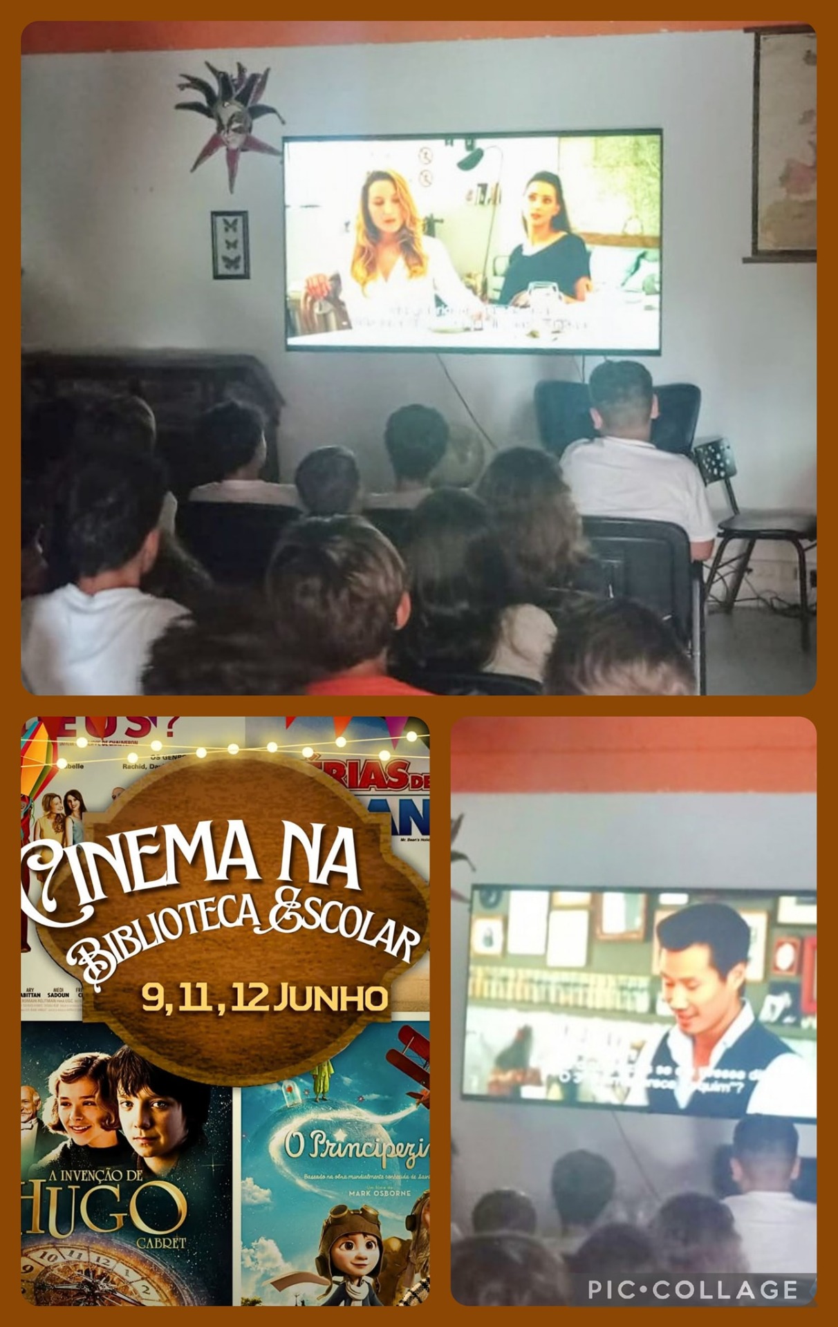 Alunos a participar em atividade