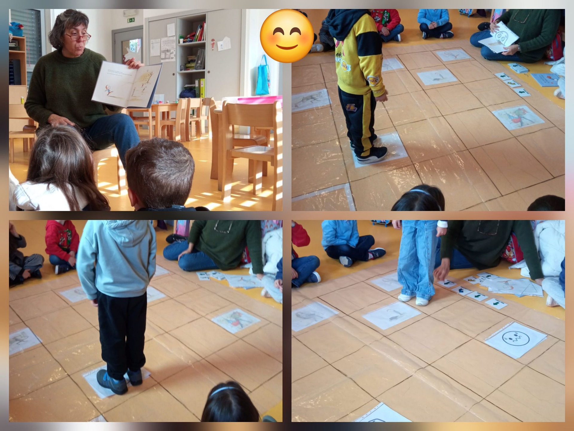 Alunos a participar em atividade