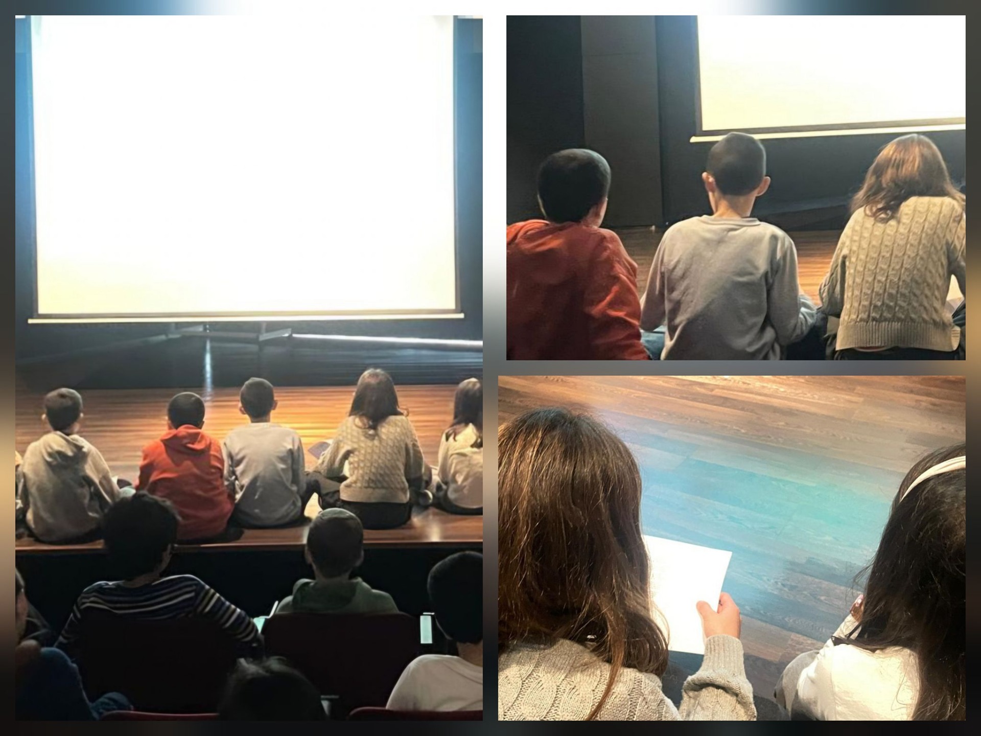 Alunos a participar em atividade