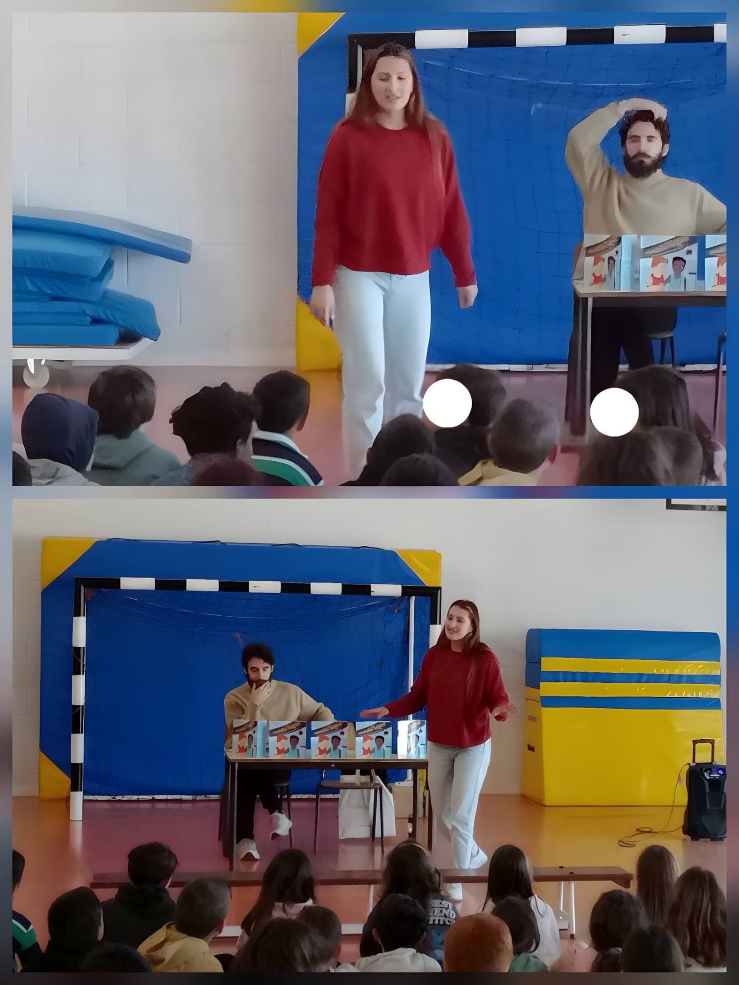 Alunos a participar em atividade